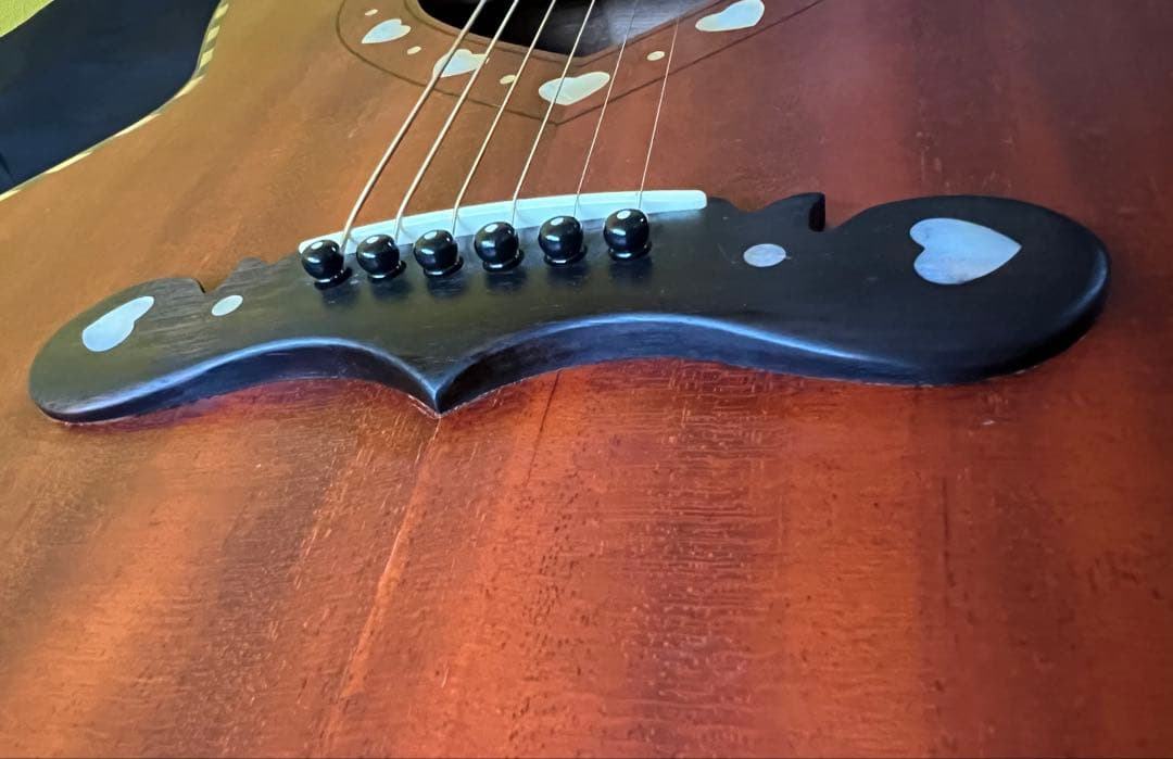 激レアZEPHYR ZAC-60アコースティックギターほぼ未使用ケース付き