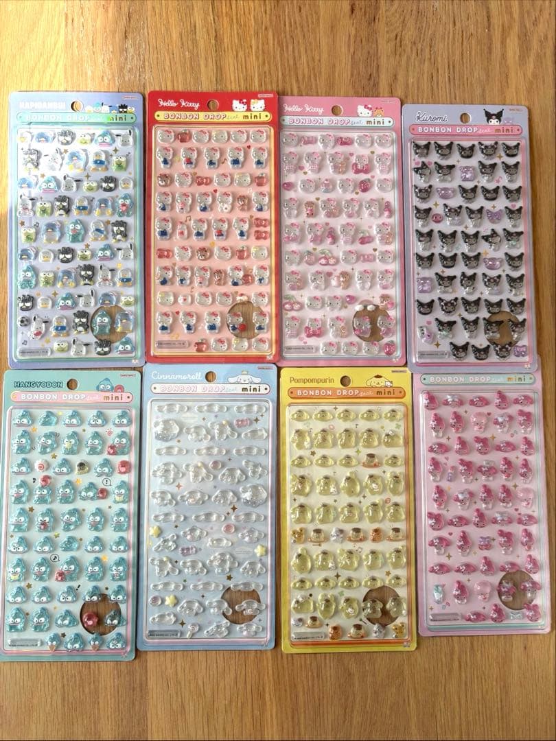 【正規品】ボンボンドロップシール　サンリオ　ミニ　全種　24時間以内発送