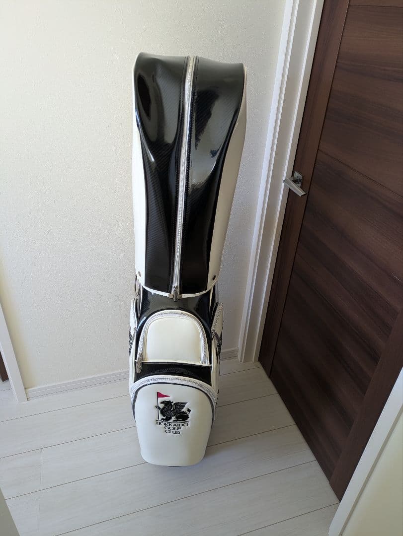 ゴルフ キャディバッグ☆新品未使用☆ エナメル高級感☆ショップオリジナル