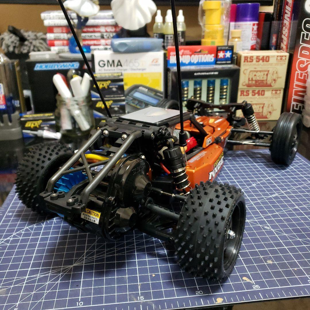 タミヤ 2025 DT04 ファイターネクスジェン カスタム ブラシレスセット②