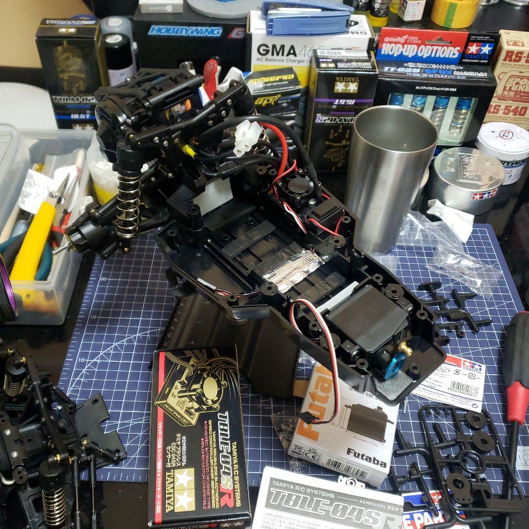 タミヤ 2025 DT04 ファイターネクスジェン カスタム ブラシレスセット②