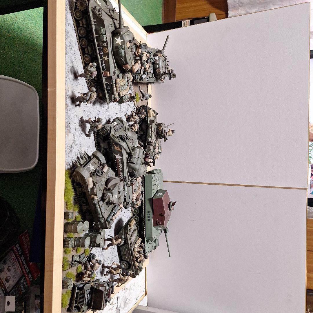 ジオラマ完成品　タミヤ1/35プラモデル