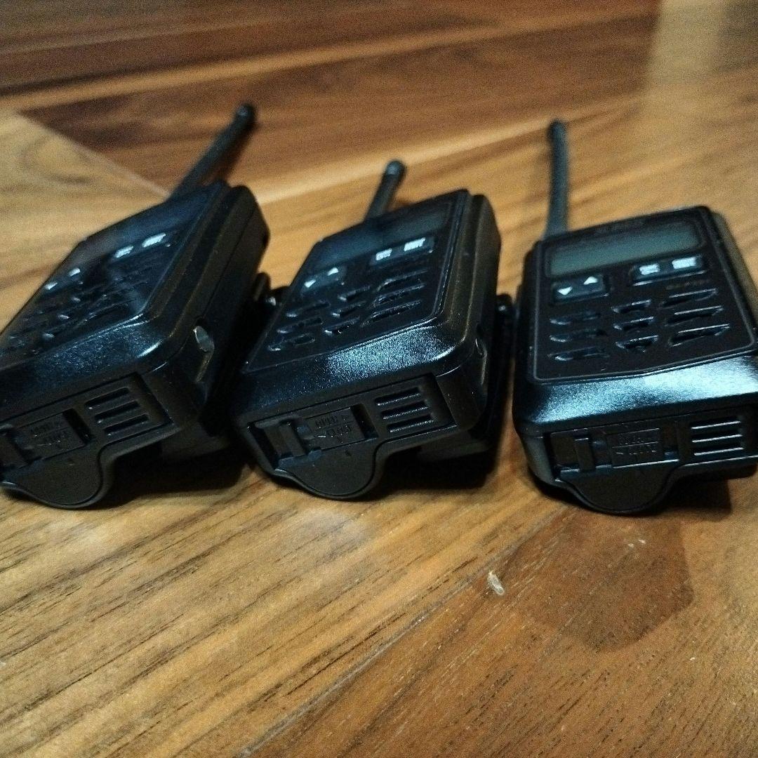 ALINCO DJ-P321 3台セット（BL✕2、BM✕1）スピーカーマイク付