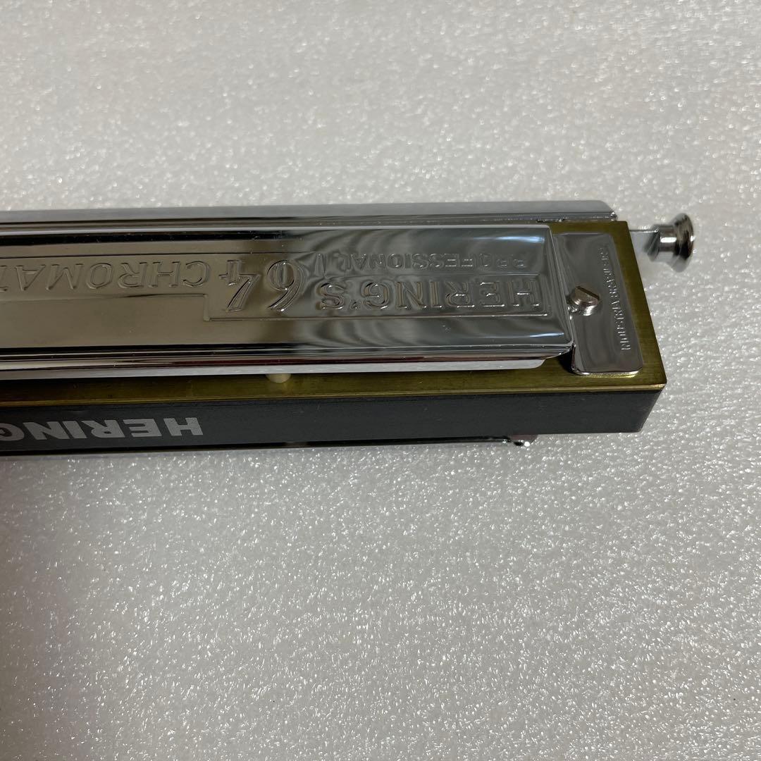 Hering 5164 Chromatic ハーモニカ　C調16穴64音