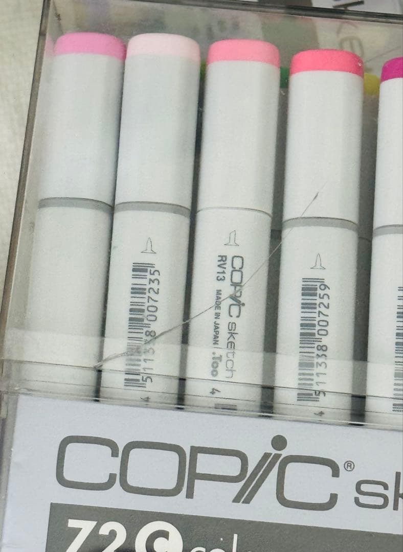 コピックスケッチ　72色セットABCD 全色