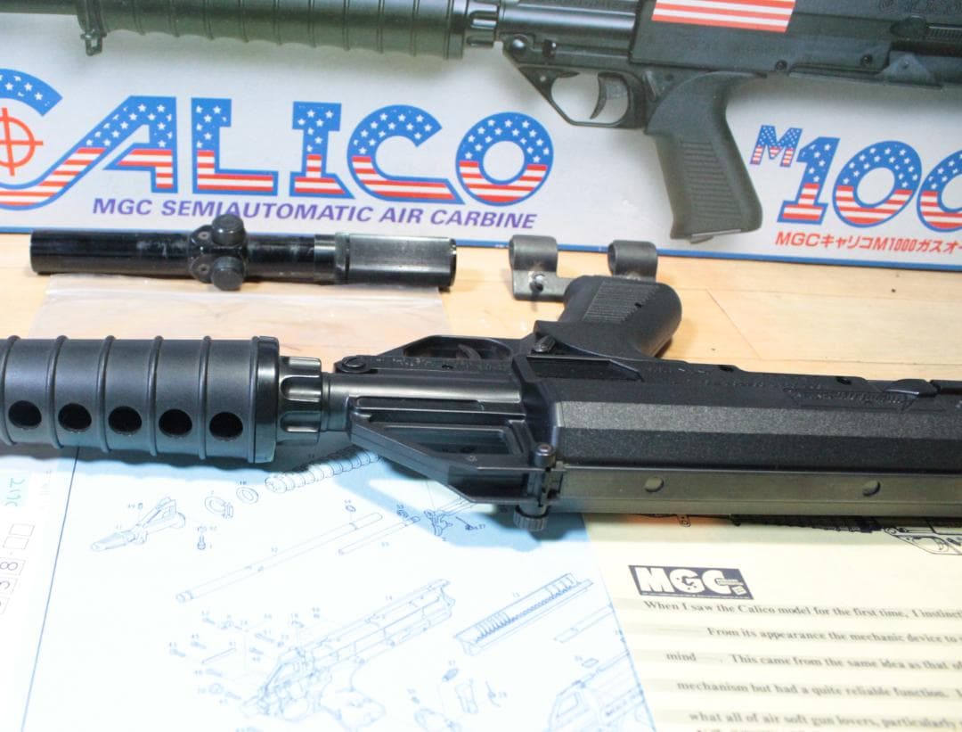 MGC CALICO M1000 キャリコガスオートカービン 美品です