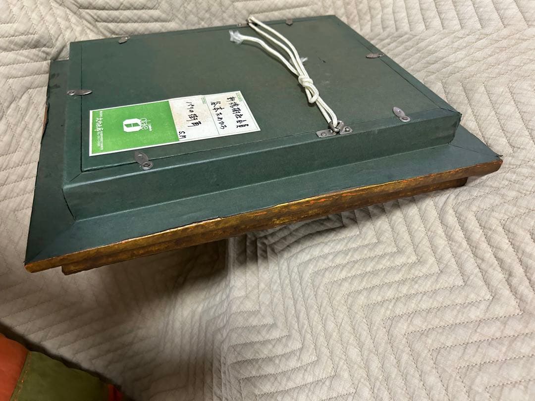 谷本ためひろ　油彩画　[パリの街角] SMサイズ