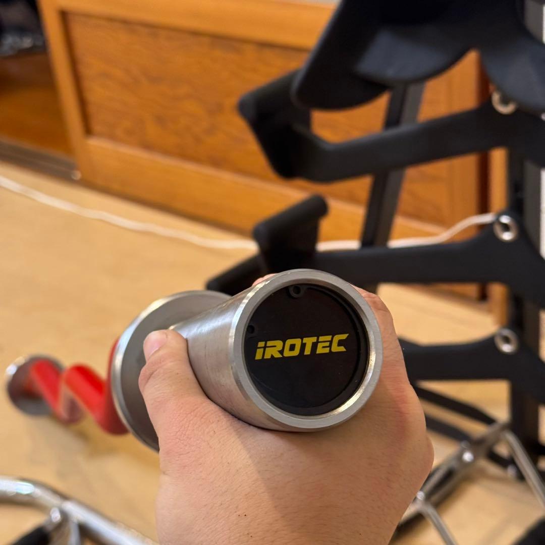 総額約10万♪ IROTEC他 ラットプルダウンバー バーベルシャフト ラック他