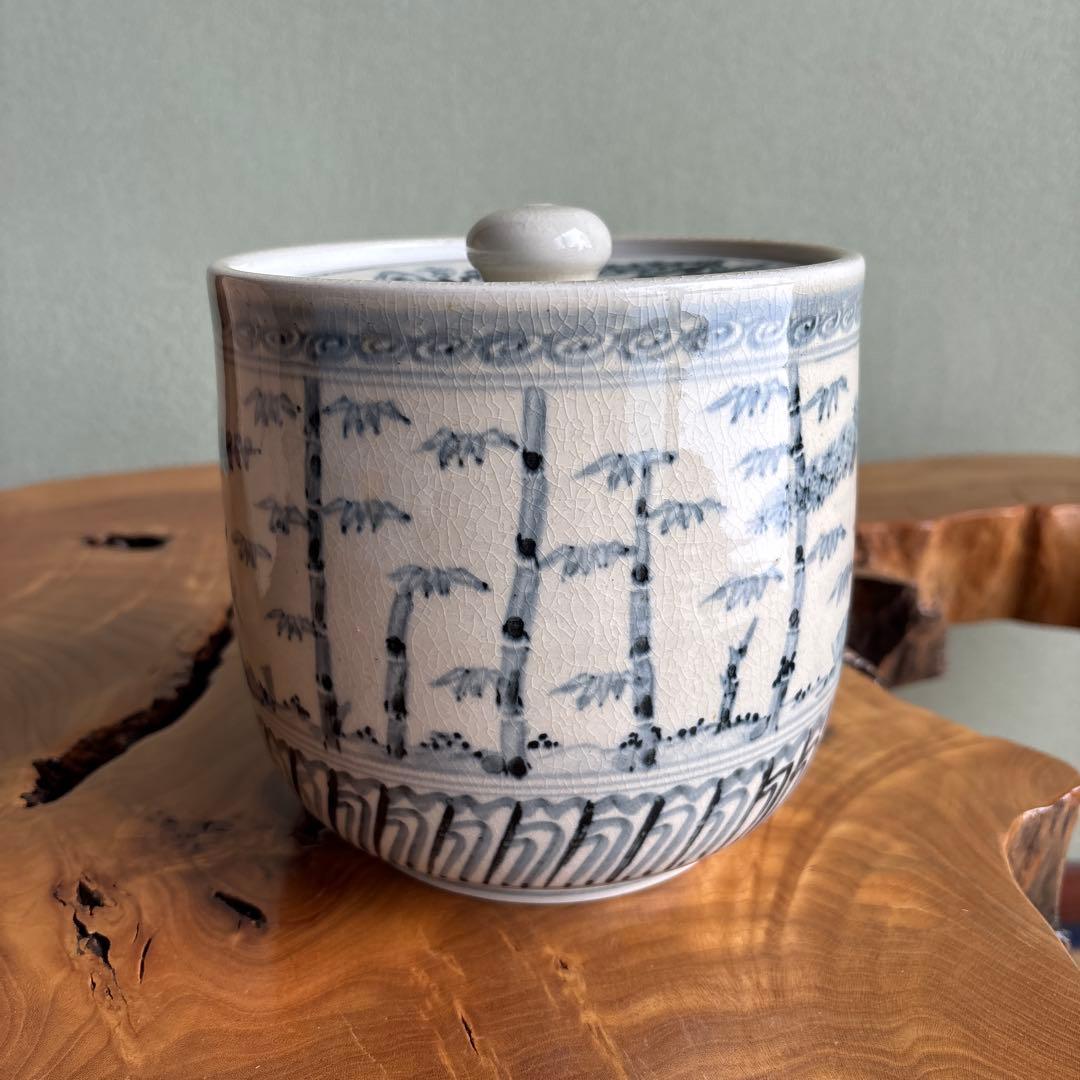 松竹梅 水指 加藤唐三郎 茶道具 共箱