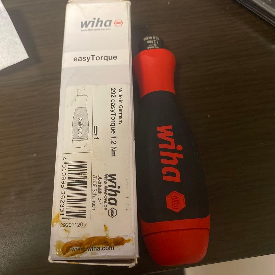 wiha 292イージートルク トルクドライバー 1.2Nm用 292ET1.2