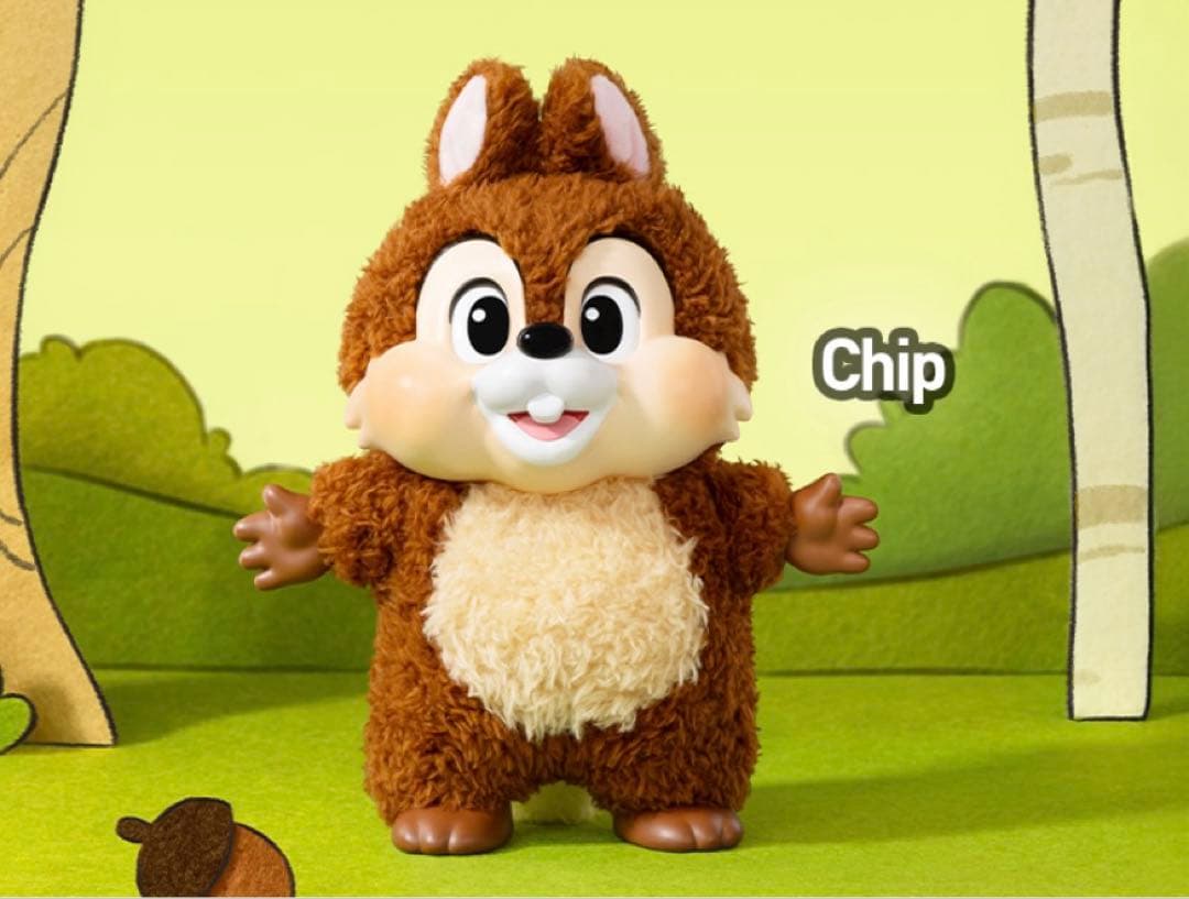 POPMART MickeyFamily ディズニーキーチェーン チップとデール