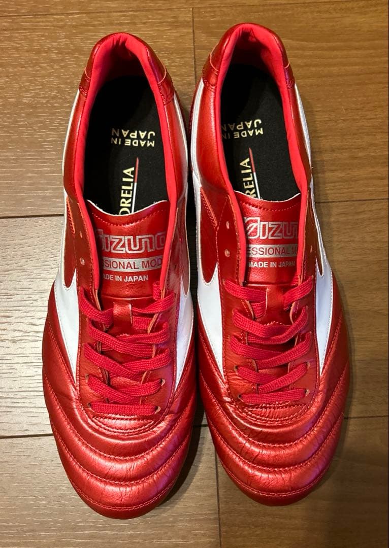 【新品未使用】MIZUNO MORELIA Ⅱ JAPAN パッションレッド①