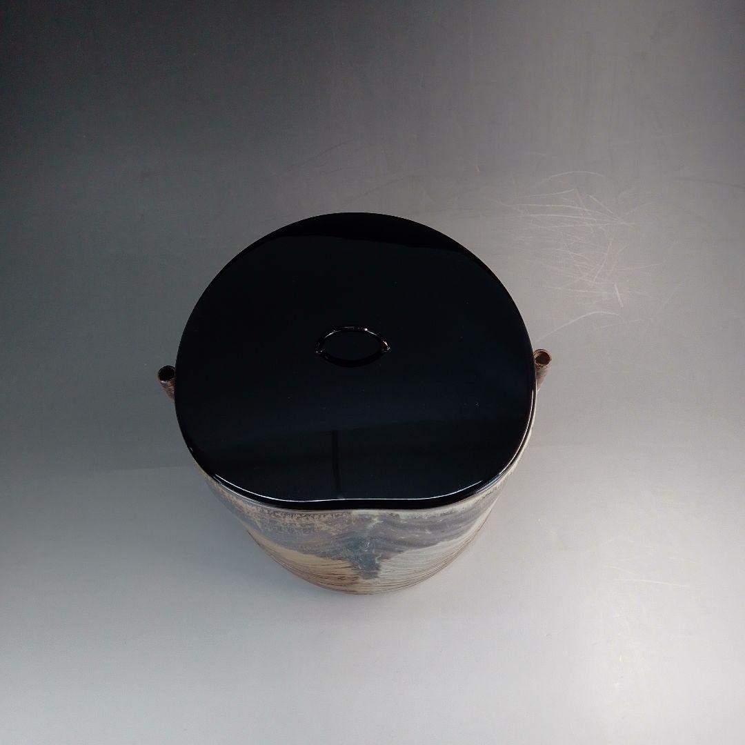 楽山　高取　水指　耳付　高取焼　水差し