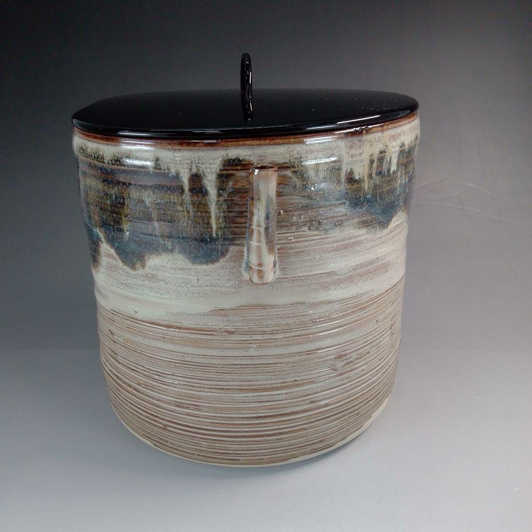 楽山　高取　水指　耳付　高取焼　水差し