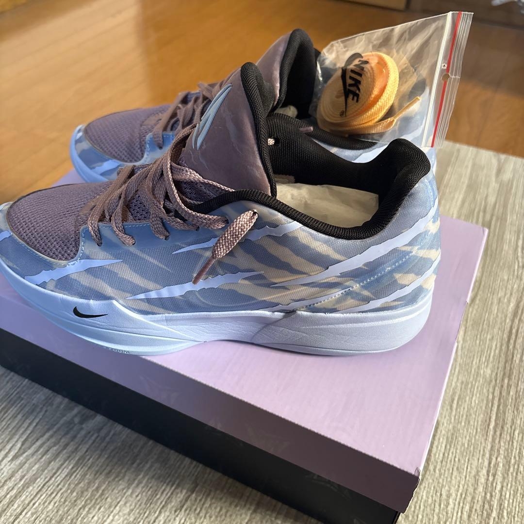 Nike 12:AM バスケットシューズ サイズ28㎝ グレー/パープル