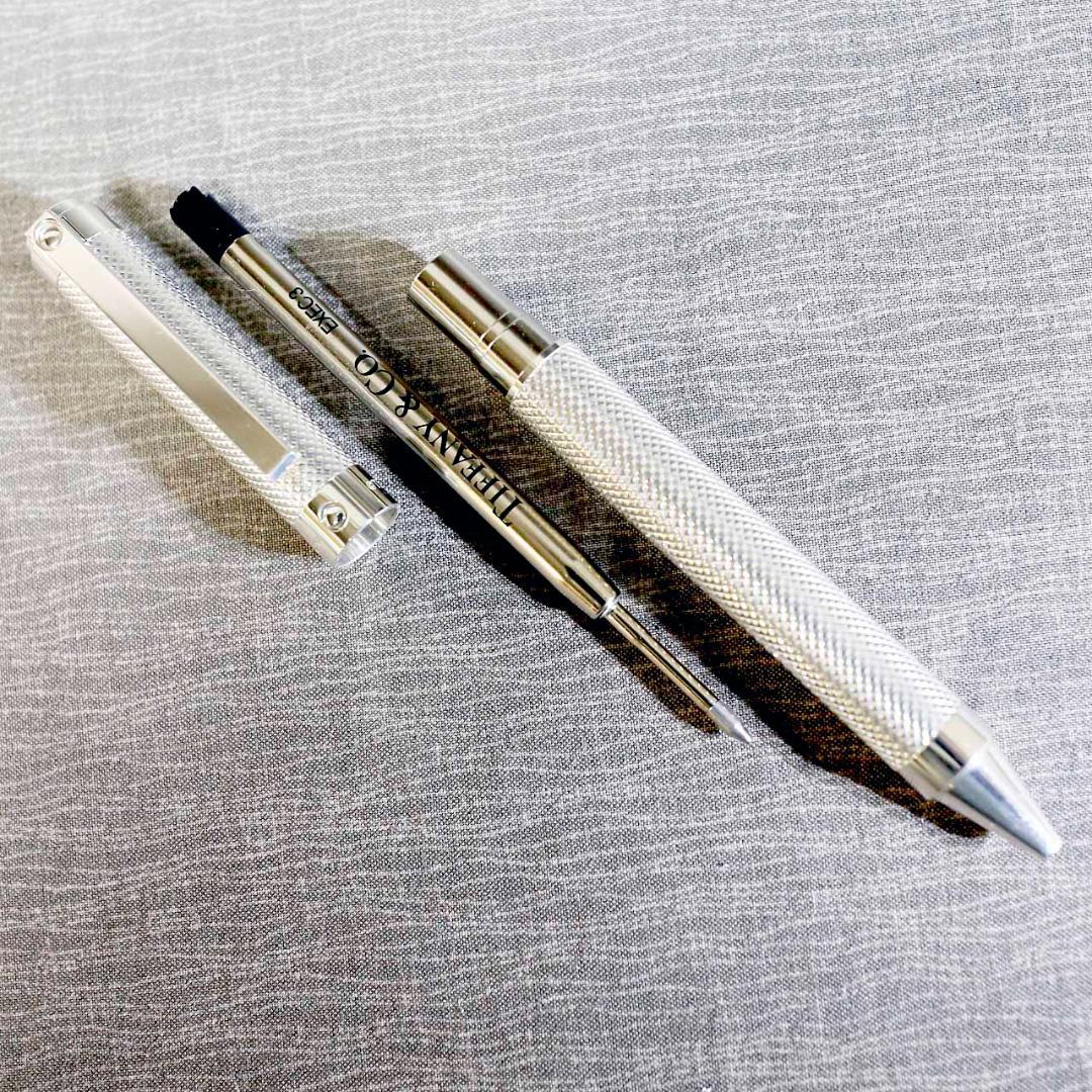 【極美品】ティファニー ボールペン シルバー ９２５ ダイヤモンドポイント