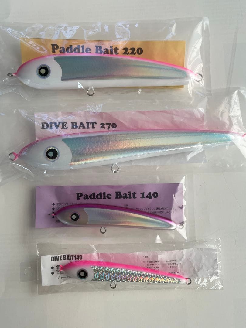 パドルベイト　ダイブベイト　4本セット