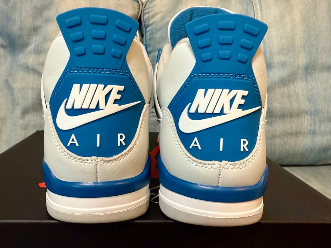 【1度のみ着用✨️極美品】ナイキ エアジョーダン 4 ミリタリーブルー 29cm