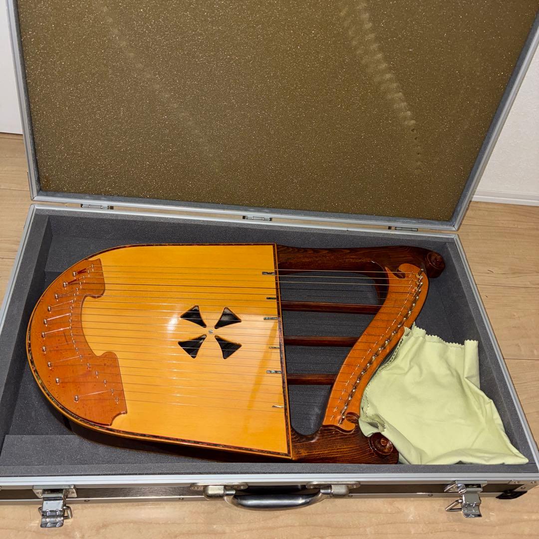 美品　木製ハープ エンジェルスハープ　ミニハープ　ライアーハープ　ハープ