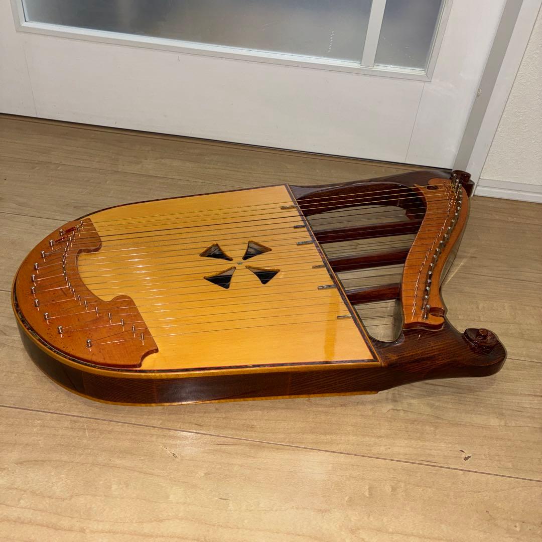 美品　木製ハープ エンジェルスハープ　ミニハープ　ライアーハープ　ハープ