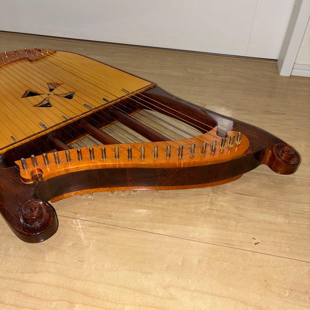 美品　木製ハープ エンジェルスハープ　ミニハープ　ライアーハープ　ハープ