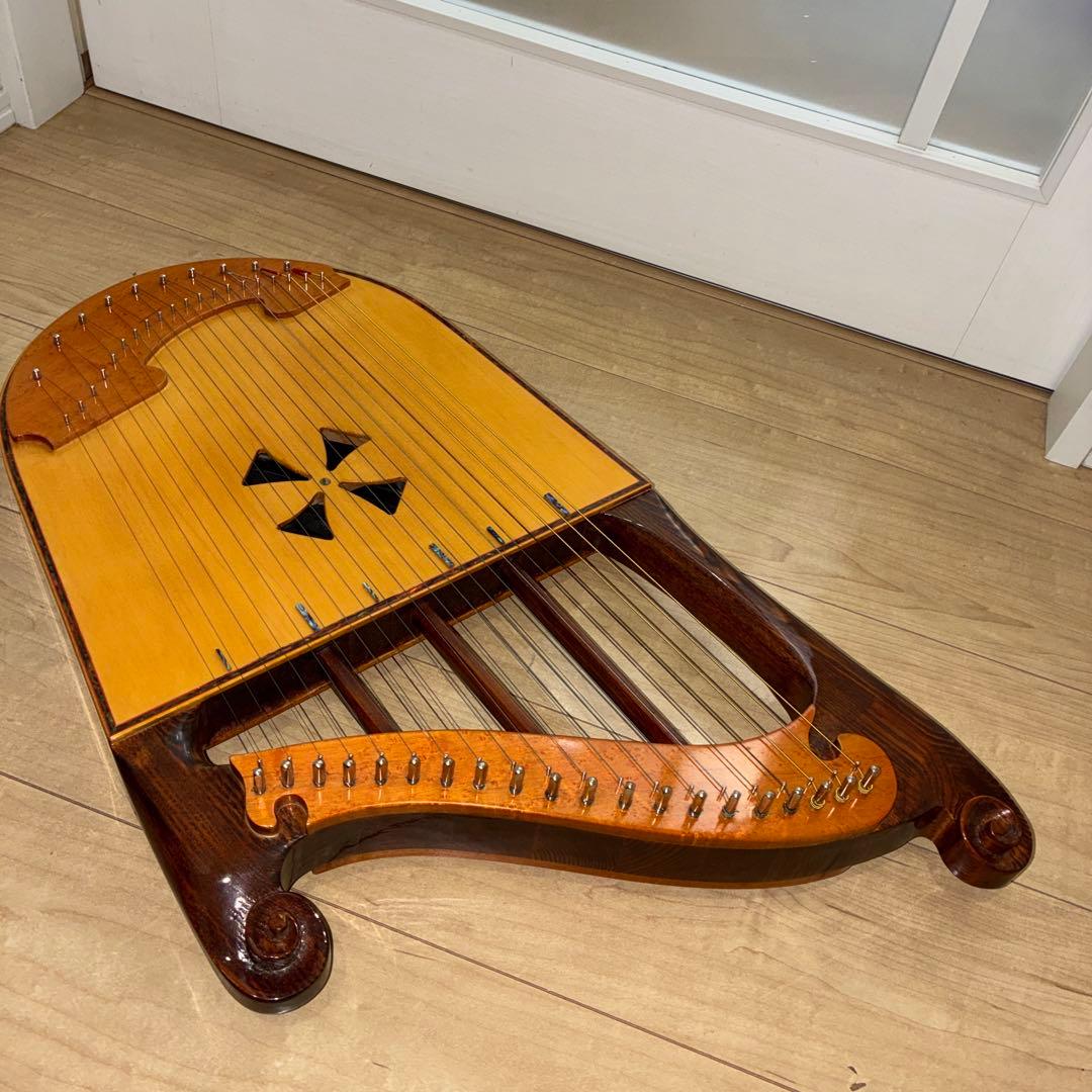美品　木製ハープ エンジェルスハープ　ミニハープ　ライアーハープ　ハープ