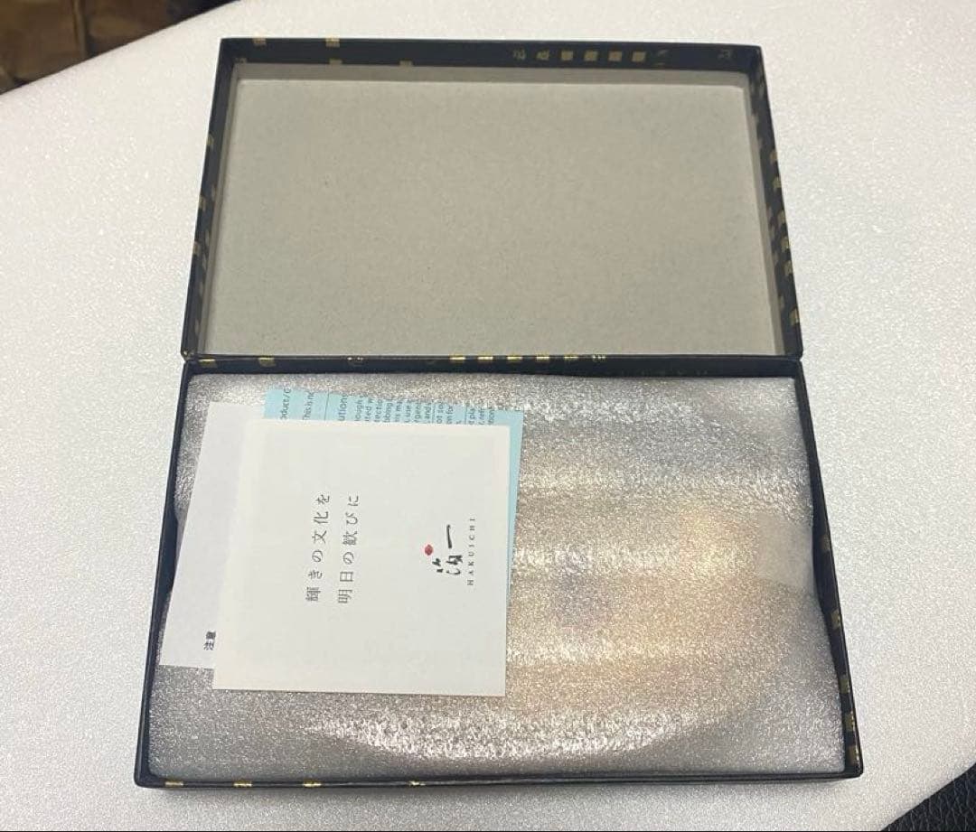 ミャクミャク × 北斎　箔一 金沢金箔 小皿 富士山 箱付き