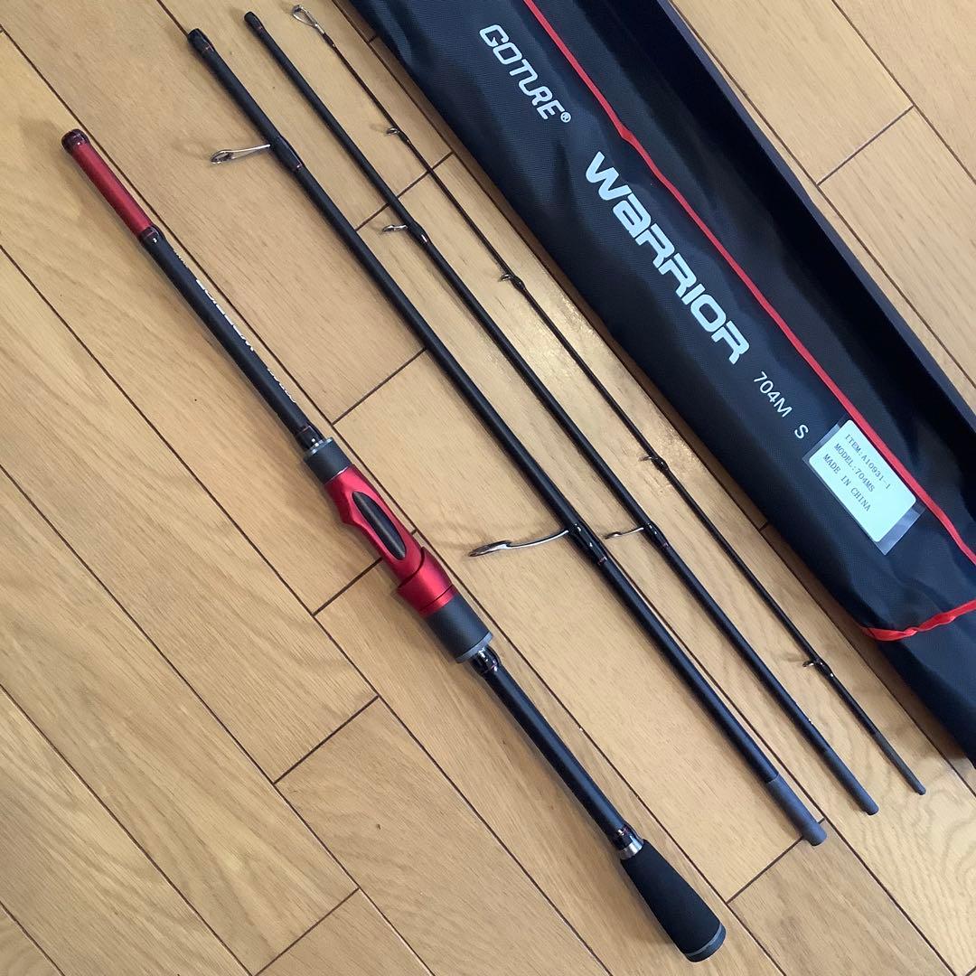 PE2号付4ピース7ftスピニングロッド&ダブルハンドルスピニングリール2500