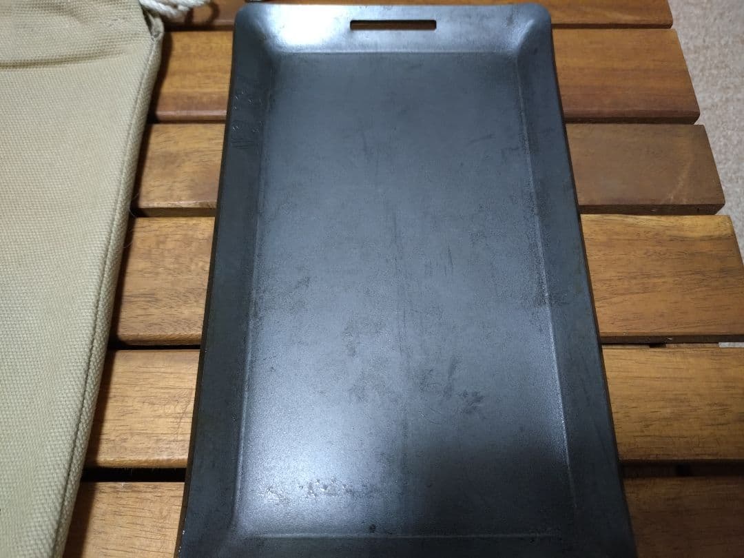 No.164 ヒロシ鉄板4.5ミリ　独焼鉄板　ソロ用鉄板