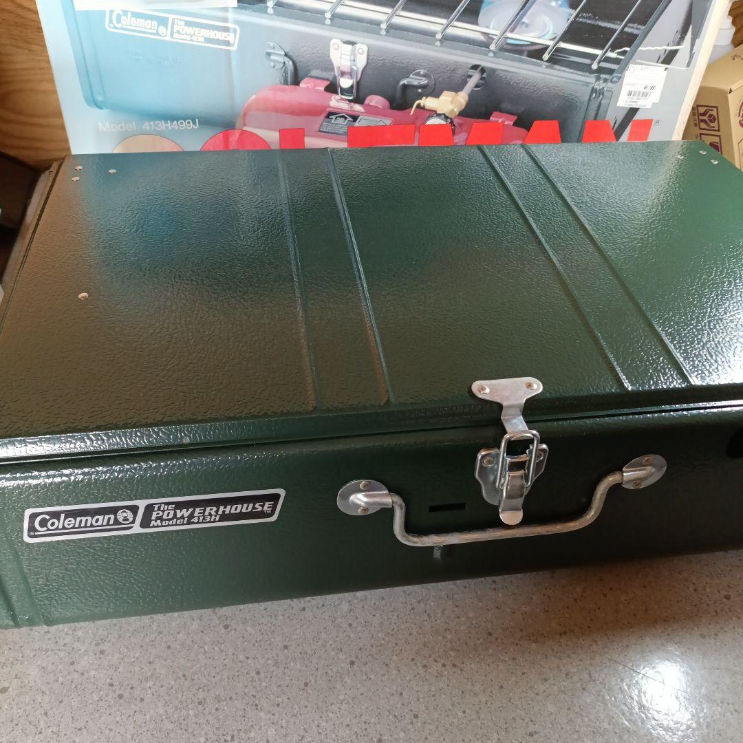 収納バックあり　コールマン ツーバーナーコンロ 413H499J　ジャンク