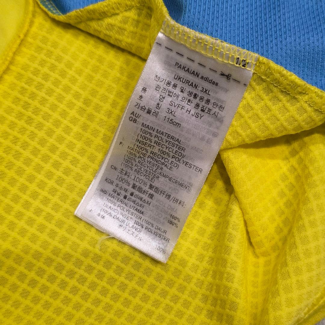 スウェーデン代表　クルゼフスキ　ユニフォーム　4XL　adidas　アディダス