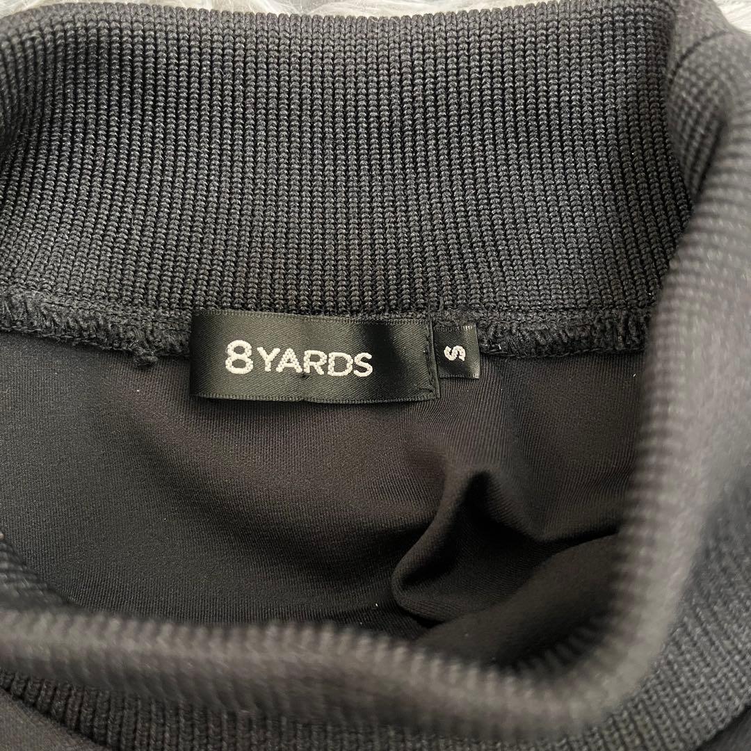 8YARDS☆モックネックプルオーバー Sサイズブラック