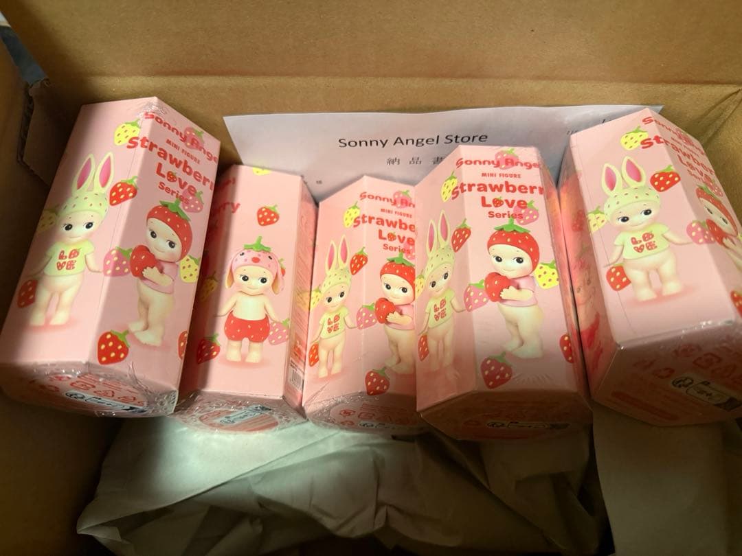 Sonny Angel ソニーエンジェル ストロベリーラブ シリーズ　5個