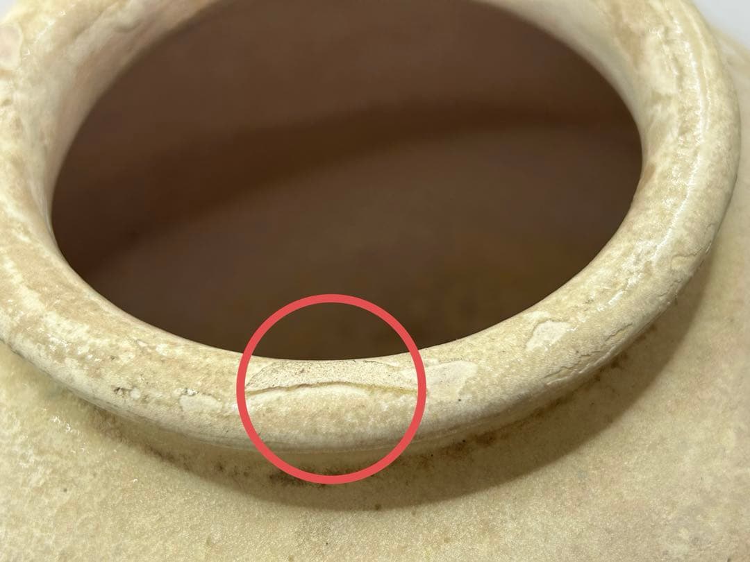 超貴重　唐時代　白磁大壺　アンティーク　送料込み0626