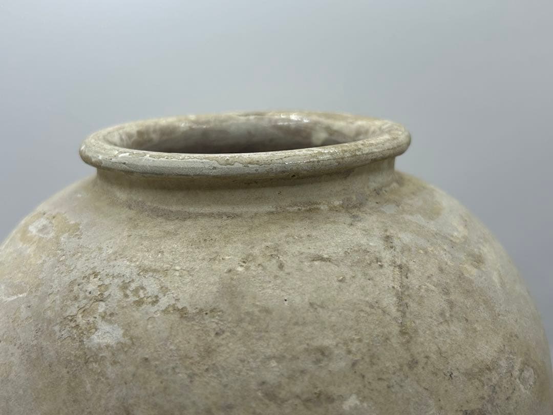 超貴重　唐時代　白磁大壺　アンティーク　送料込み0626