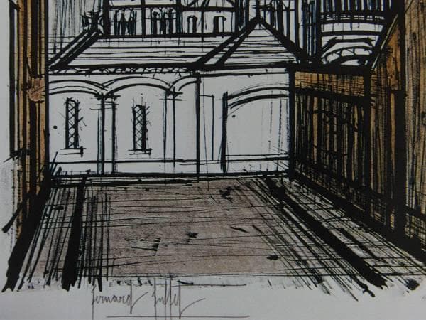 ベルナール・ビュフェ　「モンマルトルのサクレ＝クール寺院」