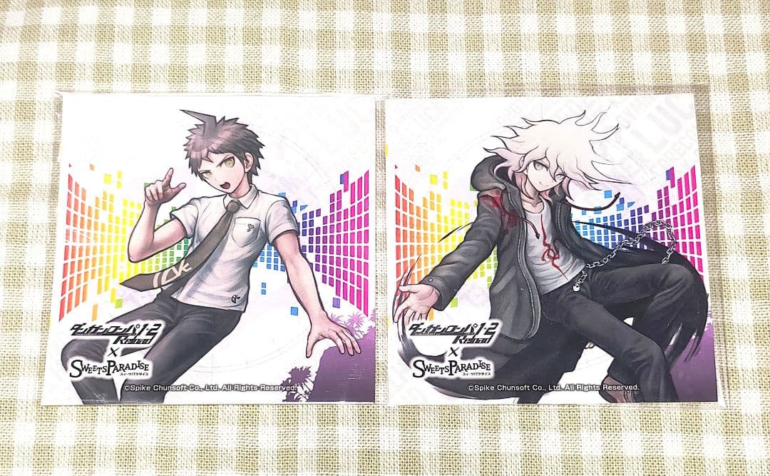 ダンガンロンパ 日向 狛枝 スイーツ パラダイス コラボ ステッカー 特典