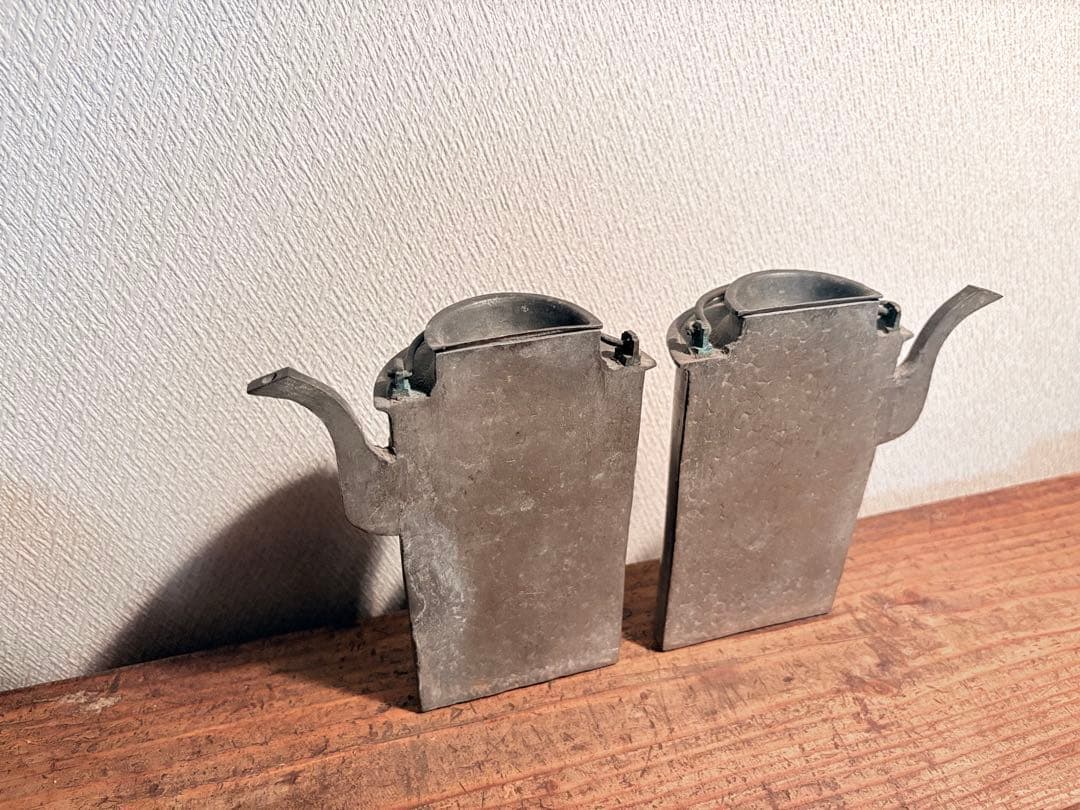 時代酒器 骨董 古玩 酒燗器 二重 ちろり 燗銅壷 熱燗器 酒沸 野燗炉