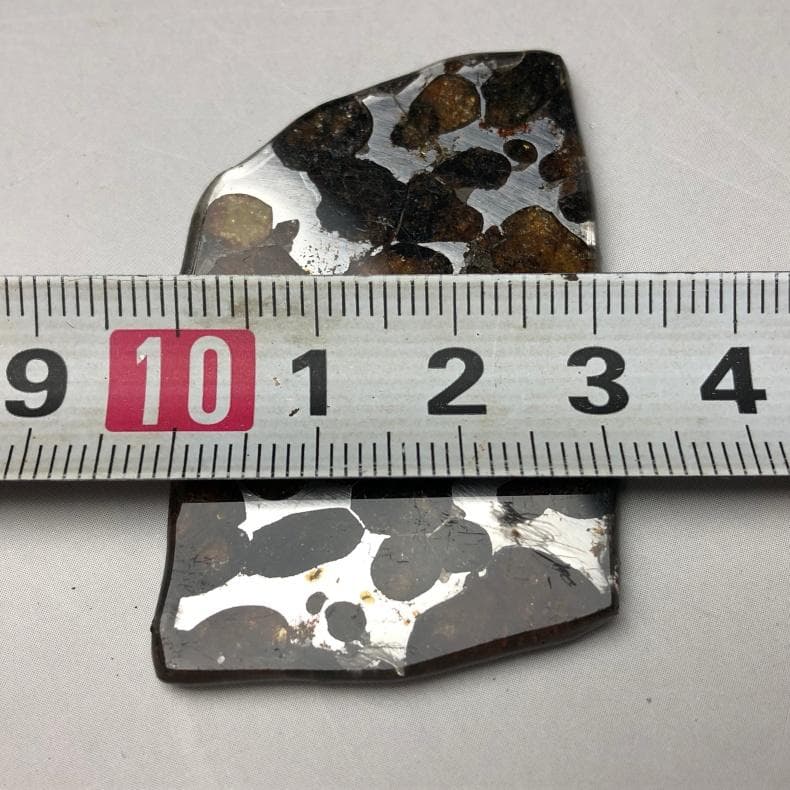 ち*わ様 パラサイト隕石 隕石　石鉄隕石　セリコ隕石 重さ約15ｇ 立て付き