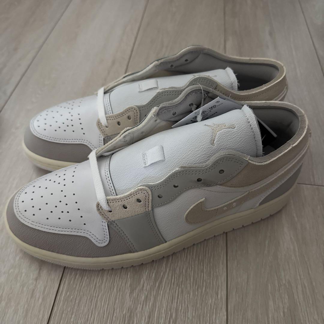 Nike Air Jordan 1 Low se ホワイト/グレー