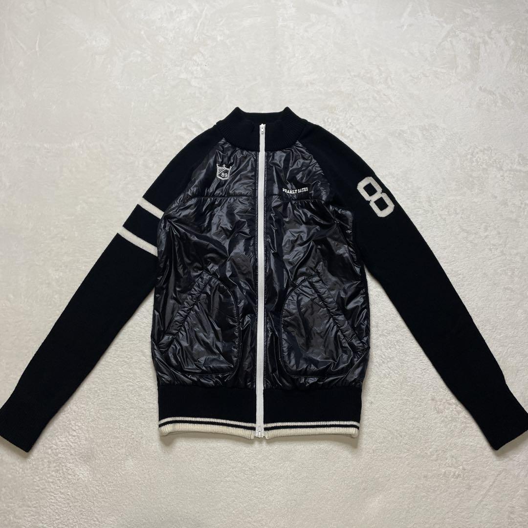 PEARLYGATES 異素材　ジャケット　ウール　ナイロン　ジップ