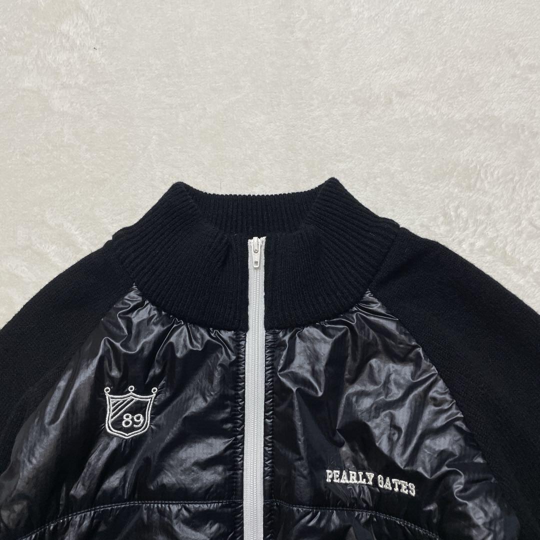 PEARLYGATES 異素材　ジャケット　ウール　ナイロン　ジップ