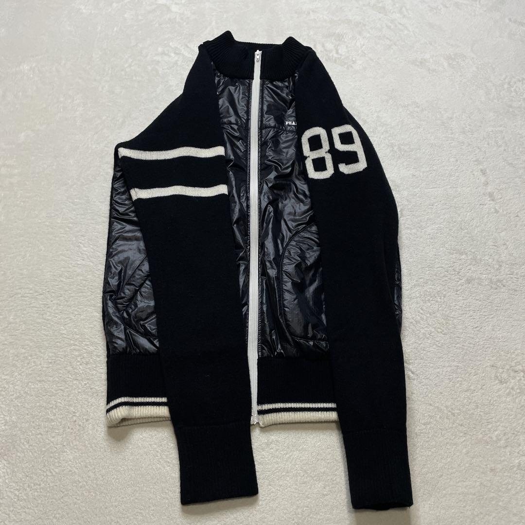 PEARLYGATES 異素材　ジャケット　ウール　ナイロン　ジップ