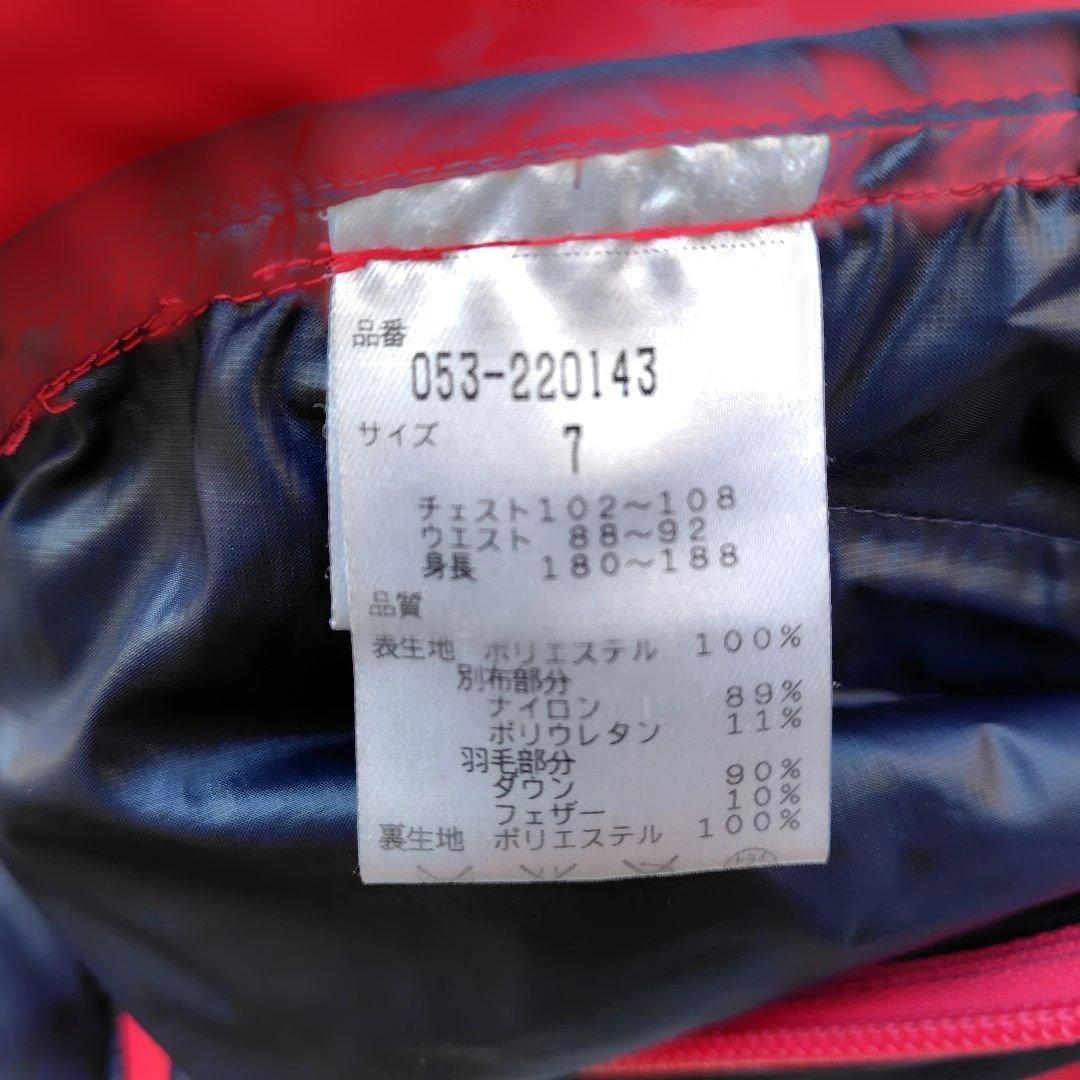 値下げ パーリーゲイツ ゴルフ ダウンジャケット 赤黒