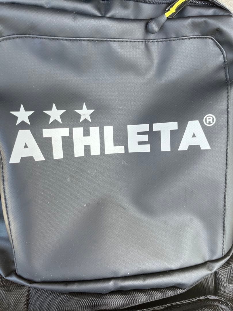 ATHLETA 遠征バッグ 黒 キャリーハンドル付き