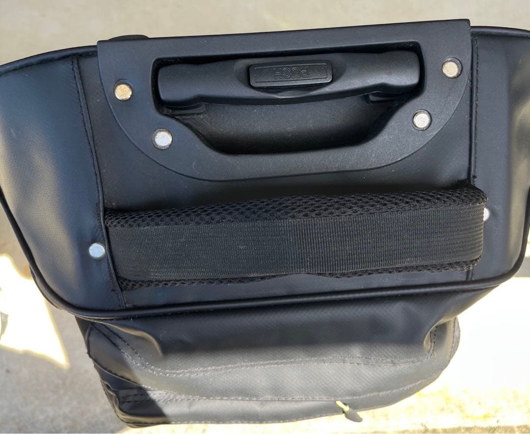 ATHLETA 遠征バッグ 黒 キャリーハンドル付き