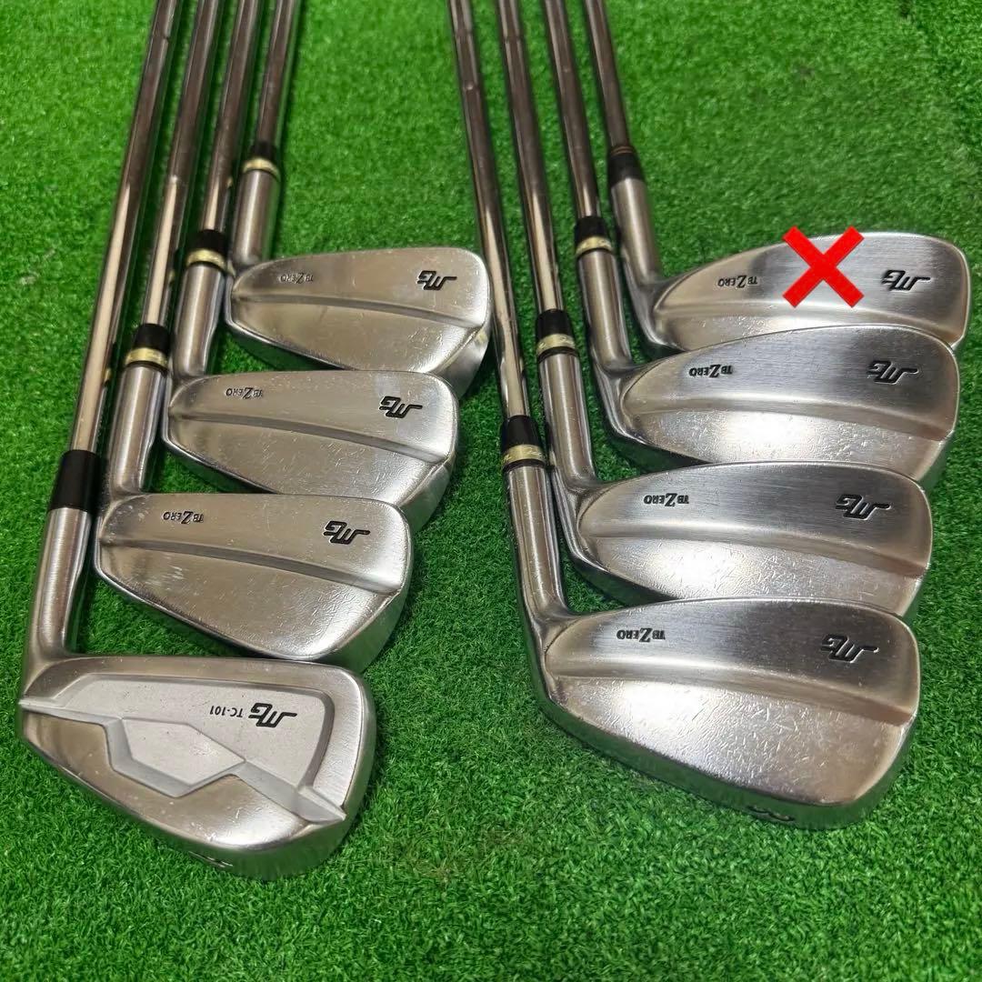 三浦技研　アイアンセット　TBzero TC101 コンボ　モーダス125x