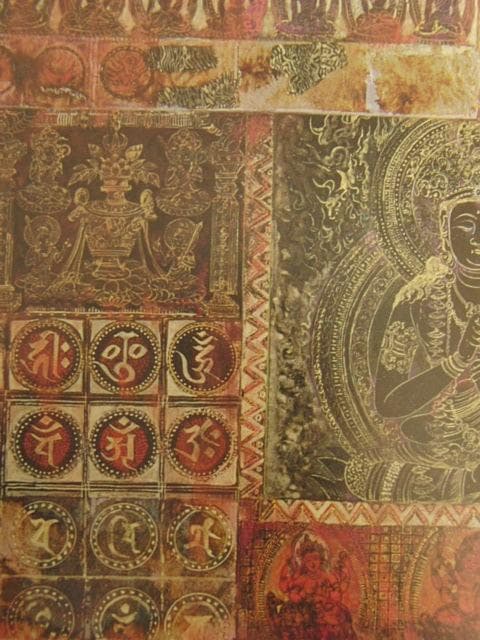 高畑郁子、【佛典抄】、希少な額装用画集より、新品額装付