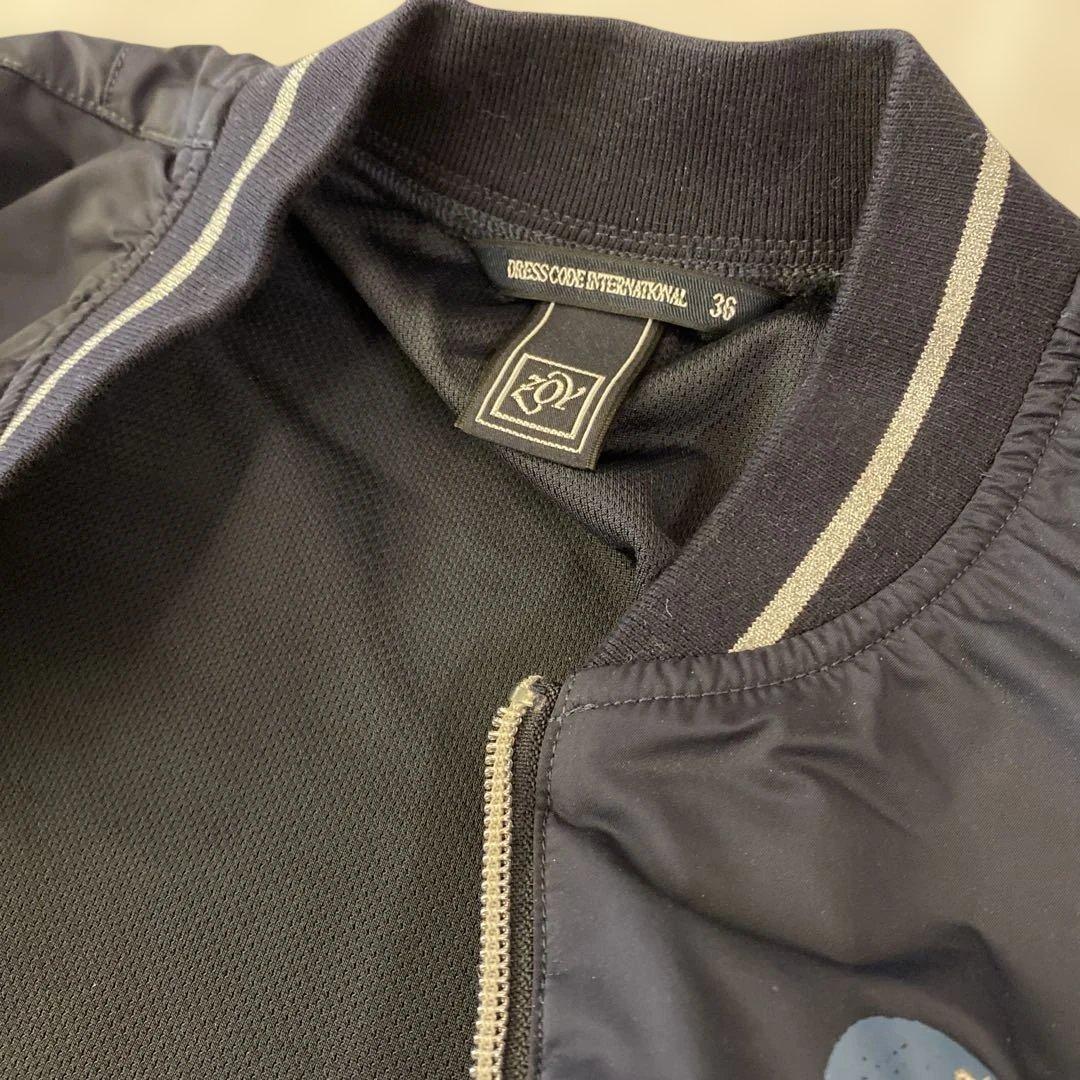 新品　ZOY ゾーイ　レディース　36 ブルゾン　ネイビー 紺