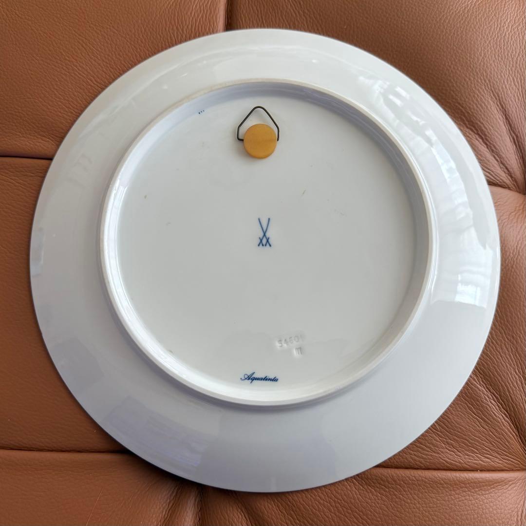 Meissen Aquatinta 1953イヤープレート クリスマスの帰宅